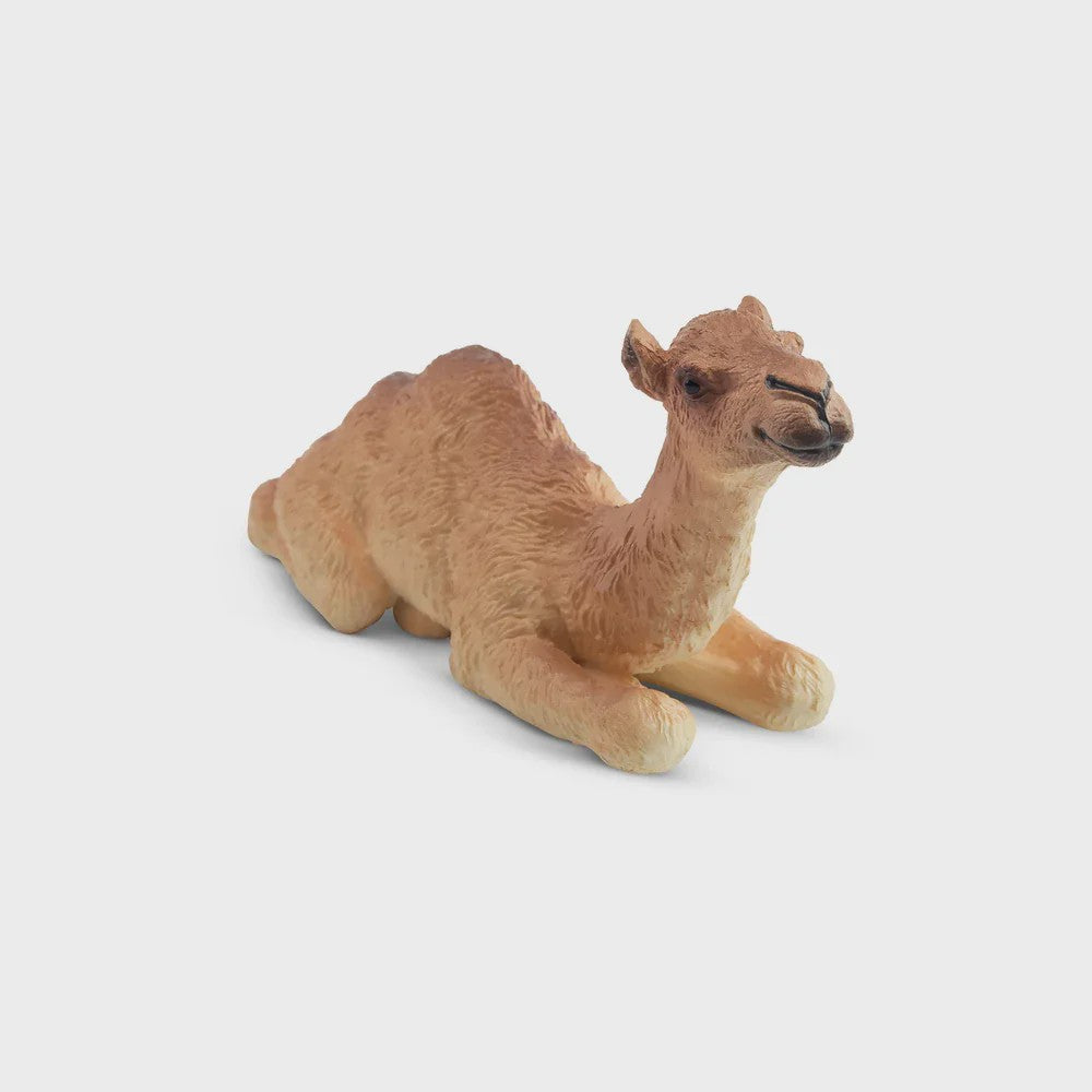 Toymany Camel Kalf Miniatuur Dier Model - Realistische Speelgoedfiguur voor Kinderen & Taartdecoratie