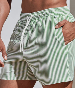 Herenshorts met Verticale Strepen - Zomer Casual Beach & Zwembroek