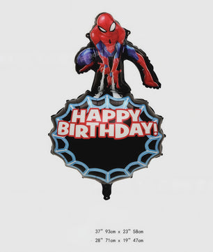 Superheld Folieballonnen Set: Spiderman, Batman, Iron Man & Captain America - Feestdecoratie