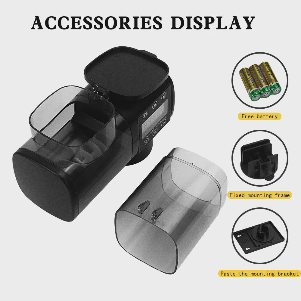 Jebao Jecod Automatische Aquarium Voederautomaat met Digitale Timer & Afstandsbediening