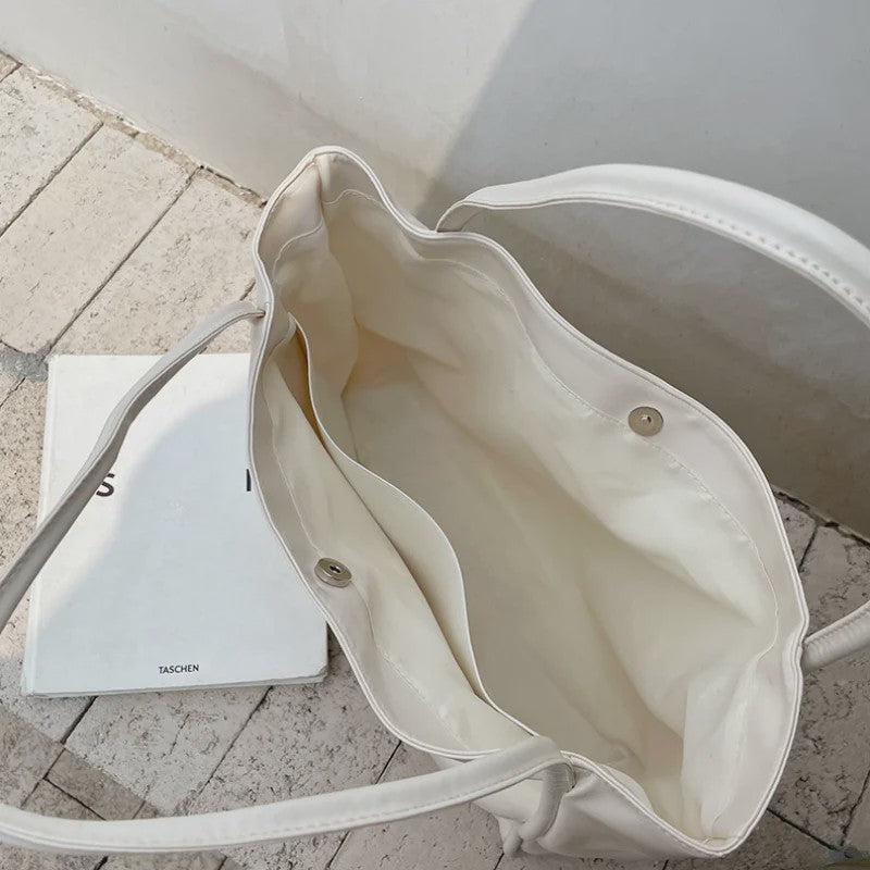 Dames Tote Bag met Textuur - Ruim, Niche Design, Schoudertas voor Dagelijks Gebruik