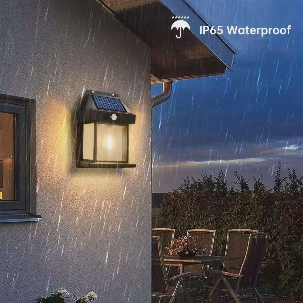 Krachtige Solar Wandlamp met Bewegingssensor - Waterdicht & Automatisch Licht