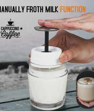 HOMEFISH 3-in-1 Draagbare Koffiemachine: Espresso, Capsules & Gemalen Koffie voor Onderweg