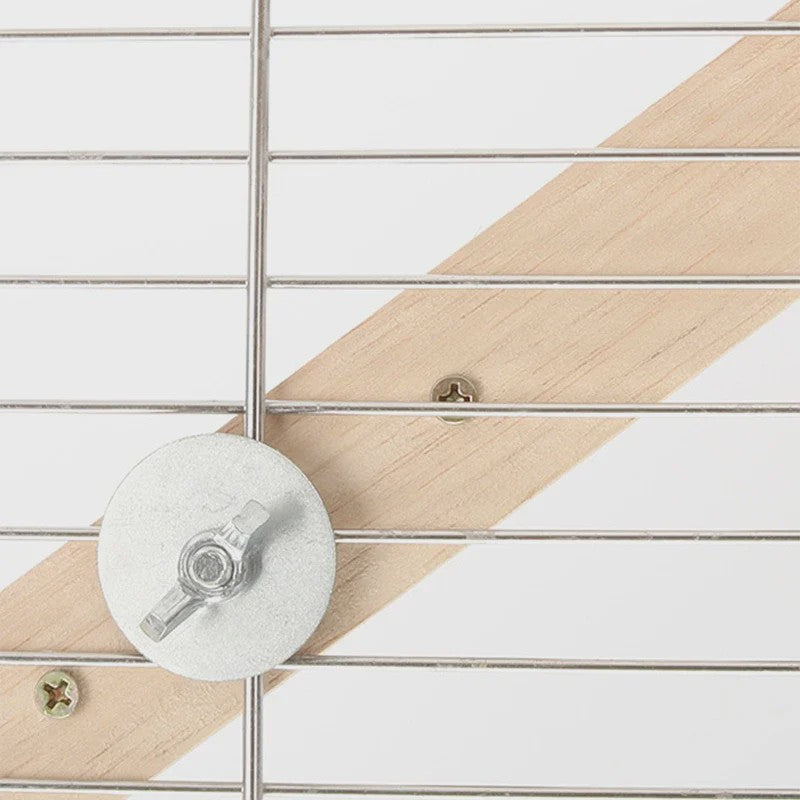 Houten Klimladder voor Vogels en Hamsters - Interactief Kooi Speelgoed