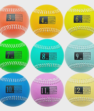 Professionele Verzwaarde Baseballs 3oz-12oz voor Krachttraining en Pitching Oefening
