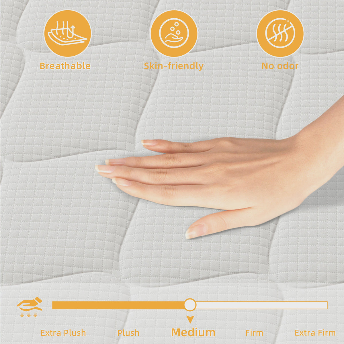 Pocketvering Matras 25cm Dik: Traagschuim, Zoned Support, 160/180x200cm - Stille Slaap