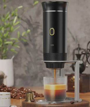 Draagbare Elektrische Espressomachine - 3-in-1 Koffiezetter voor Auto, Thuis & Camping