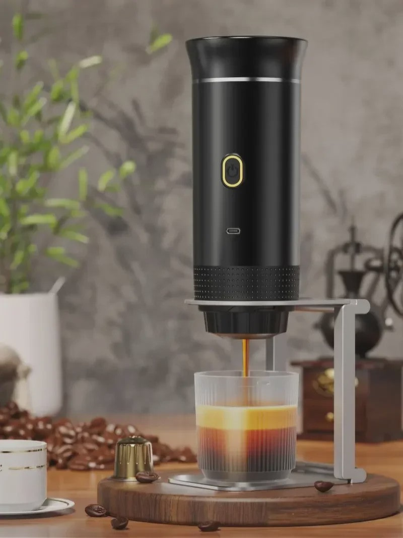Draagbare Elektrische Espressomachine - 3-in-1 Koffiezetter voor Auto, Thuis & Camping