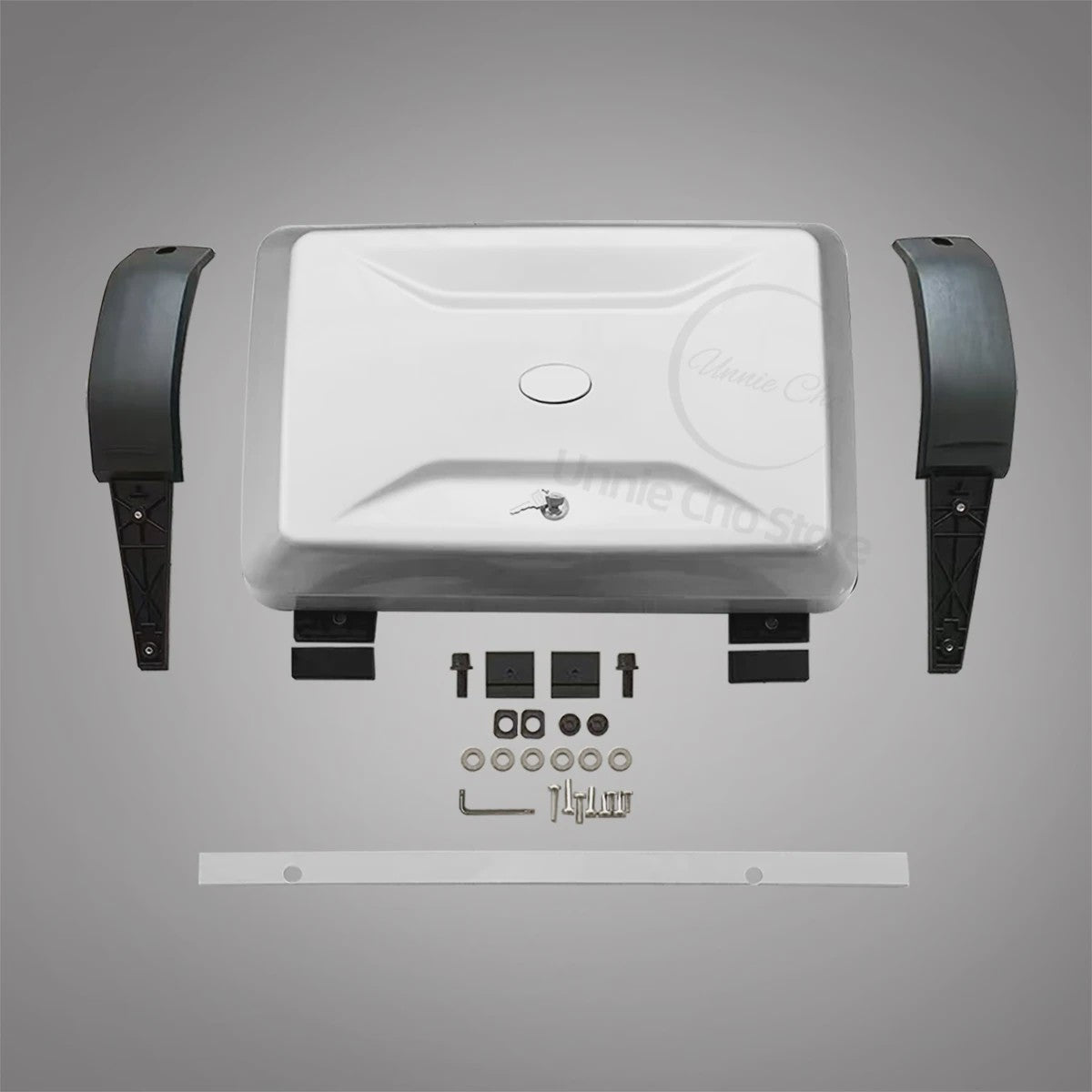 Opbergbox voor Land Rover Defender 110 - Dakmontage met slot
