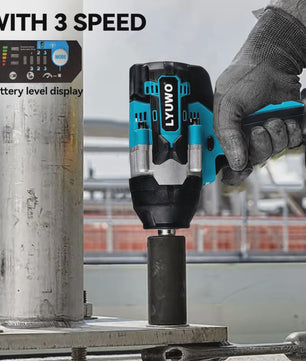 Krachtige Accu Slagmoersleutel 1000Nm Brushless - Compatibel met Makita 18V Batterijen