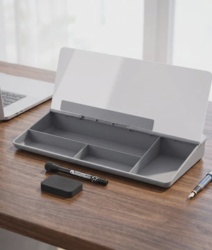 Glazen Whiteboard Bureau Organizer met Pennenbakje