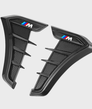 Decoratieve Zijfender Stickers voor BMW M Performance - Carbon & Piano Black