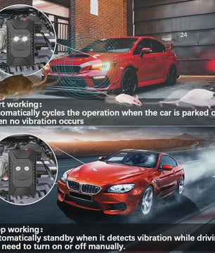 Ultrasone Ongedierteverjager voor Auto, Garage & Huis - Met Lichtflitsen