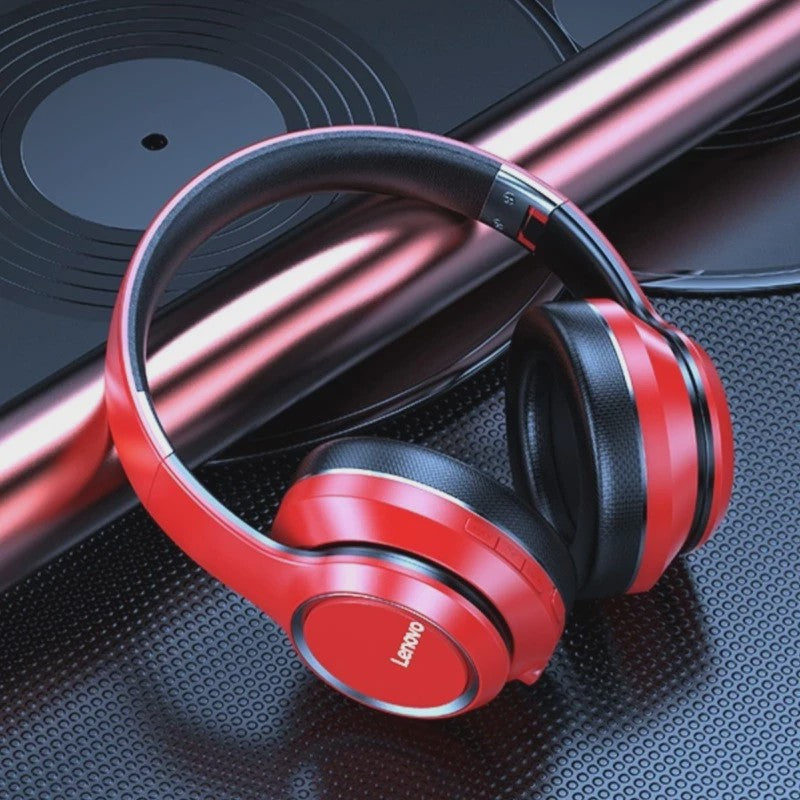 Lenovo HD200 Over-Ear Bluetooth Koptelefoon - Draadloos, Opvouwbaar, Noise Cancelling