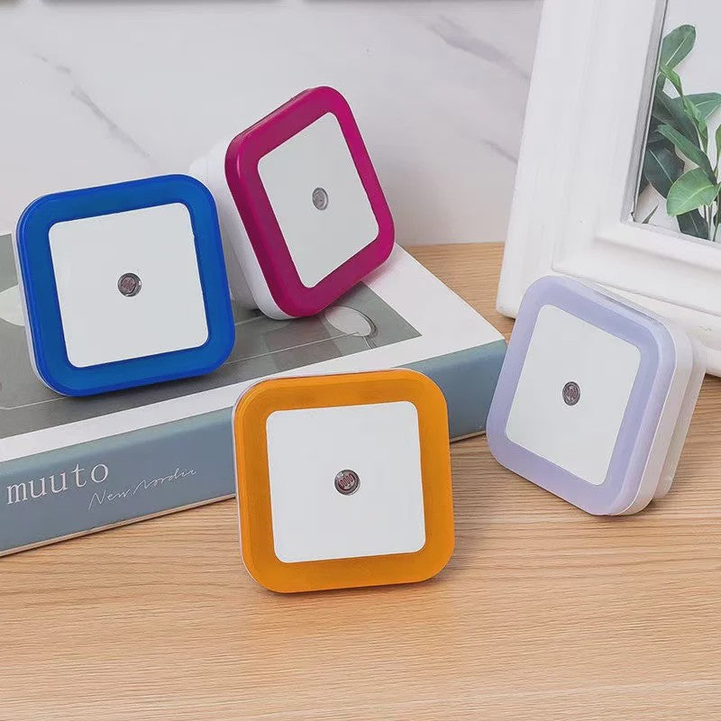 Draadloos LED Nachtlampje met Sensor - Mini Stekkerlampje voor Kinderkamer, Slaapkamer & Woonkamer