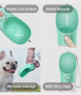 Draagbare Hondenwaterfles - Lekvrij & Hygiënisch voor Onderweg