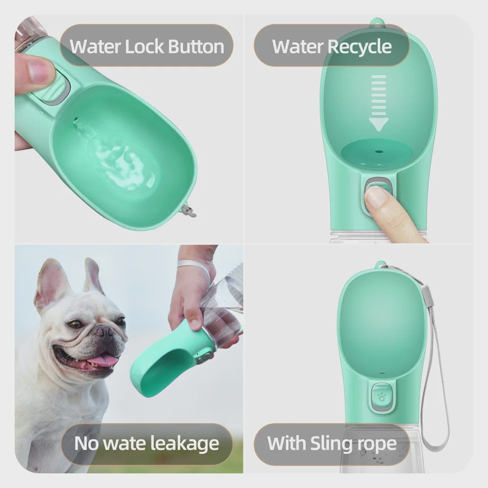 Draagbare Hondenwaterfles - Lekvrij & Hygiënisch voor Onderweg