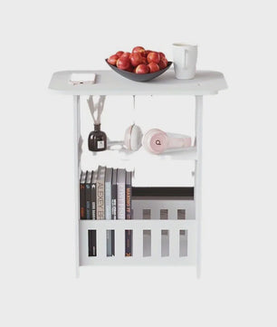 Moderne Houten Bijzettafel - Stijlvolle Opbergtafel voor Woonkamer & Slaapkamer