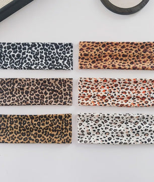 Elastische Dames Haarband met Panterprint - Stijlvol & Comfortabel voor Sport, Yoga en Dagelijks Gebruik