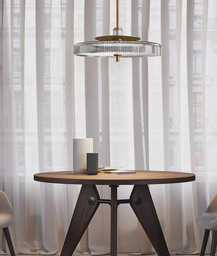 Moderne Gouden Minimalistische Hanglamp met LED - Stijlvolle Decoratie voor Eetkamer, Slaapkamer