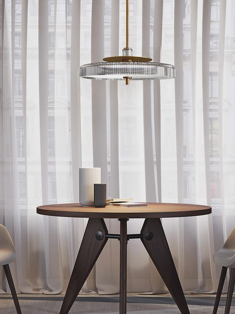 Moderne Gouden Minimalistische Hanglamp met LED - Stijlvolle Decoratie voor Eetkamer, Slaapkamer