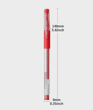 Set Gel Pen 0.5mm Rood - 4, 8 of 12 Stuks - Vloeiend Schrijven voor Kantoor en School
