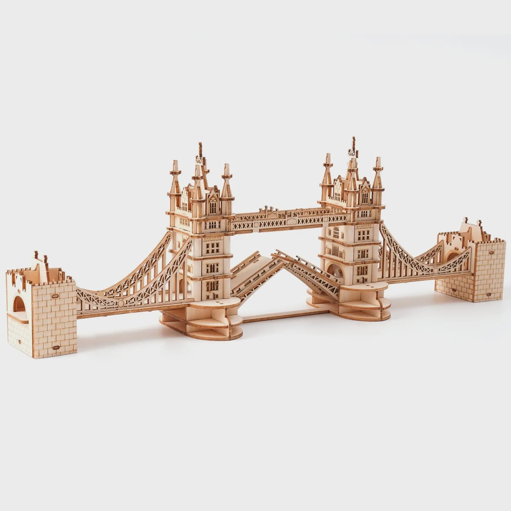 Robotime Rolife 3D Houten Puzzel: Iconische Tower Bridge & Big Ben Bouwpakket