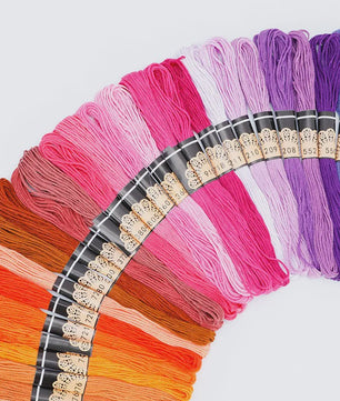 Grote Set Borduurzijde - 447 Kleuren Katoen Floss voor Kruissteek & DIY Naaien