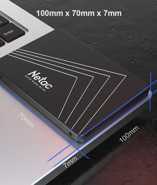 Netac Interne SATA SSD 2TB - Snelle Opslag voor Laptop & PC