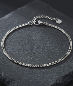 3mm Miami Cuban Ketting Enkelbandje voor Dames | Roestvrij Staal Stapelbaar