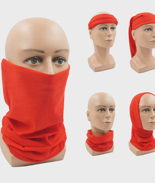Multifunctionele Bandana Sjaal met UV-Bescherming | Hoofdband, Nekwarmer, Gezichtsbedekking