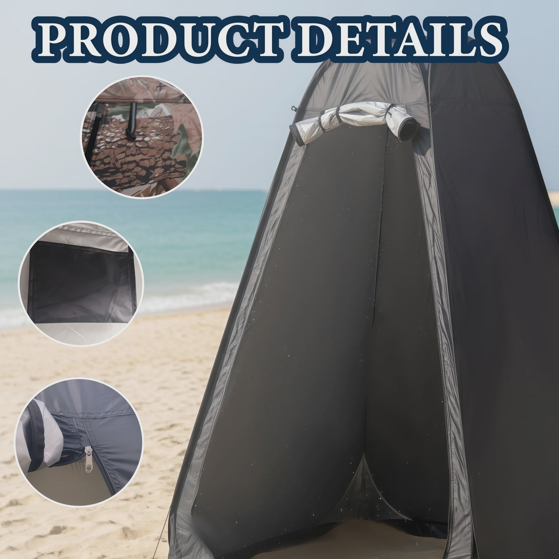 Draagbare Privacy Tent - Pop-Up Douche, Toilet & Kleedkamer voor Camping en Buiten