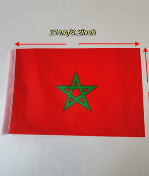 Bureauvlag Set: Australië, Canada, Italië, Zuid-Korea & Rusland - 14x21cm