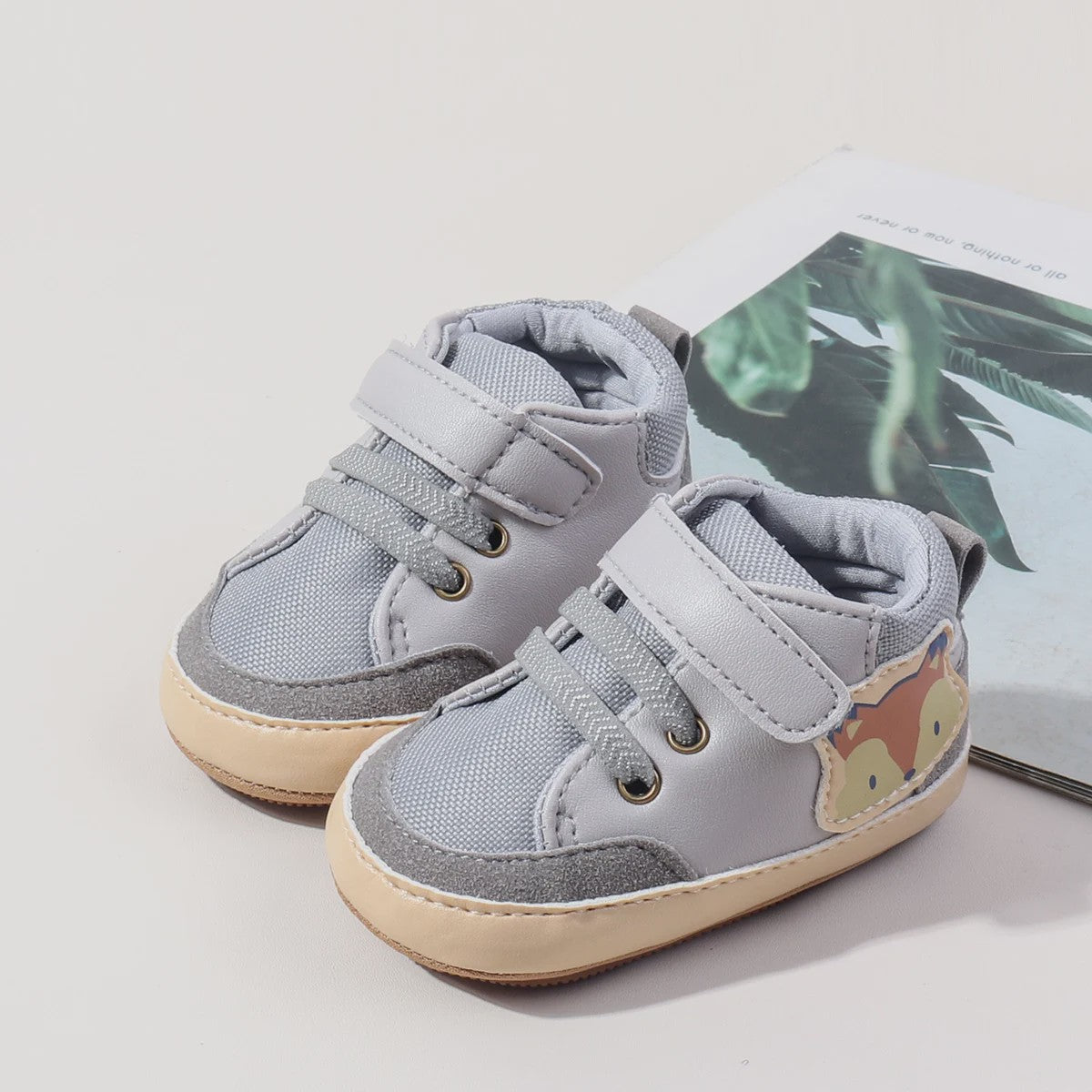 Baby Schoenen Lente/Herfst - Eerste Stapjes Unisex Casual Sportschoenen met Zachte TPR Zool (0-18M)