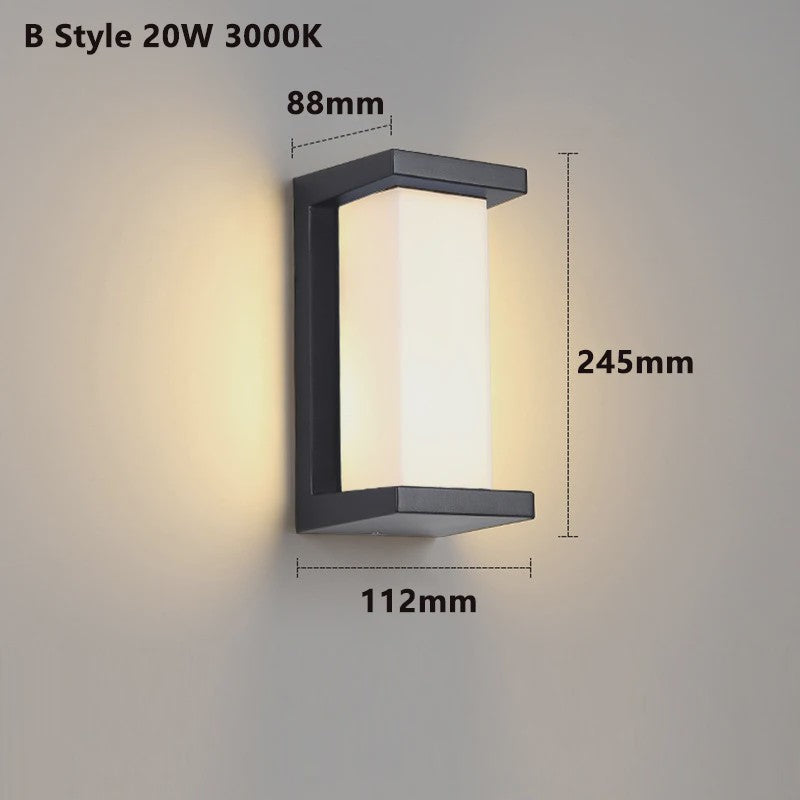 Waterdichte LED Buitenmuurverlichting met Bewegingssensor - IP65