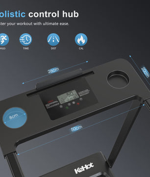 Opvouwbare Loopband KeHot met FITSHOW APP, Bluetooth Audio & 12 Programma's