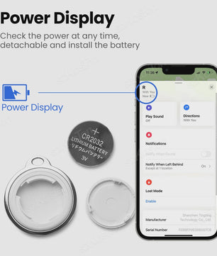 Mini GPS Tracker Smart Tag - Vind Je Sleutels, Tas of Huisdier met Apple Find My