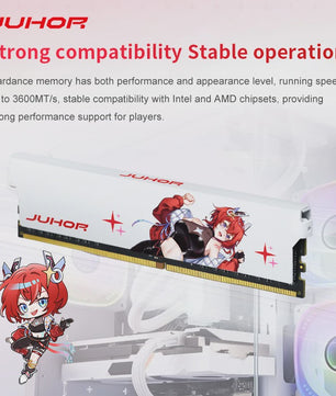 JUHOR DDR4 8GB 3200MHz CL16 Desktop RAM - Hoge Prestaties & Stabiliteit