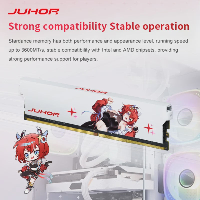JUHOR DDR4 8GB 3200MHz CL16 Desktop RAM - Hoge Prestaties & Stabiliteit