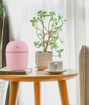Compacte Mini Luchtbevochtiger & Luchtreiniger voor Thuis, Auto, Slaapkamer & Kantoor - Stil & Draagbaar