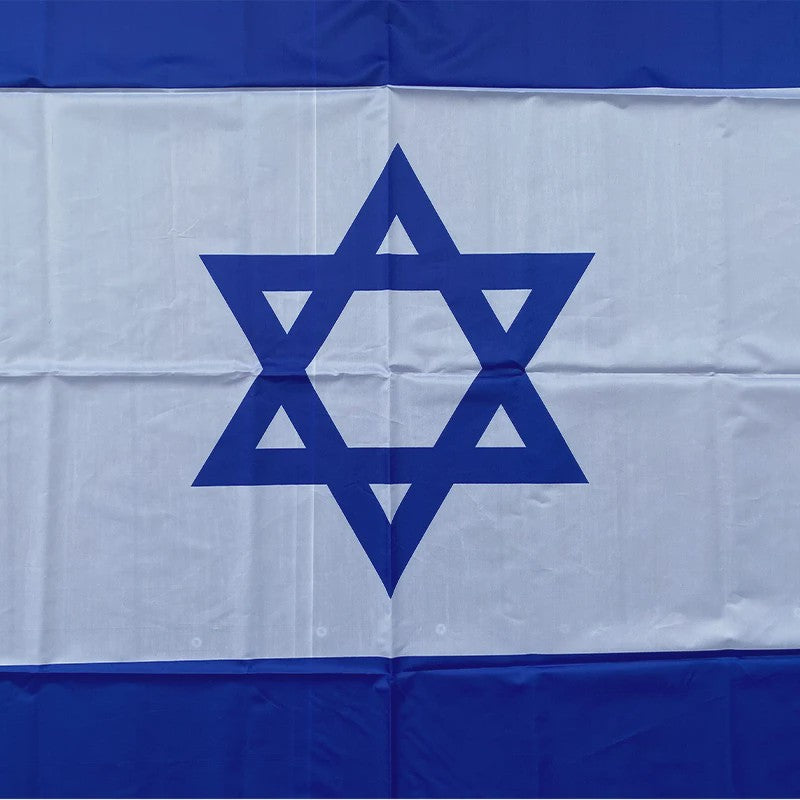 Israëlische Vlag 90x150cm - Polyester Nationale Vlag van Israël