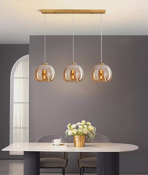 Moderne LED Hanglamp Glas - Design Plafondlamp voor Eetkamer & Woonkamer