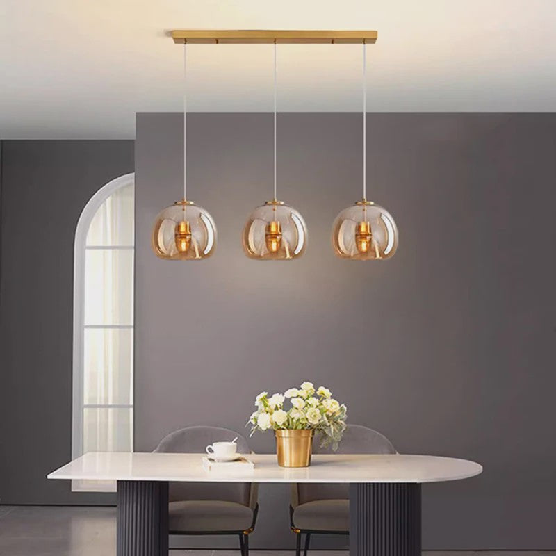 Moderne LED Hanglamp Glas - Design Plafondlamp voor Eetkamer & Woonkamer