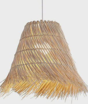 Sfeervolle Rotan Hanglamp 50cm - Natuurlijke Woonkamer & Slaapkamer Verlichting