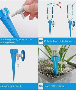 Automatisch Druppelsysteem voor Planten – Zelfwaterend voor Tuin en Bloemen