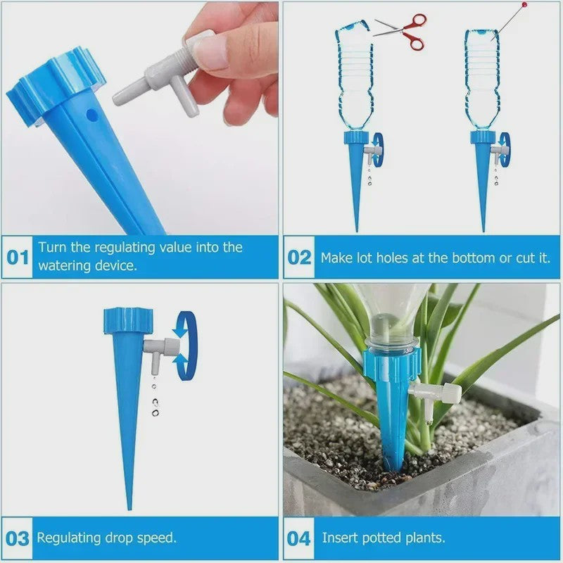 Automatisch Druppelsysteem voor Planten – Zelfwaterend voor Tuin en Bloemen