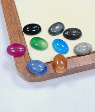 10x Kristal Cabochons Ovaal 13x18mm - Natuurlijke Helende Stenen voor Sieraden Maken