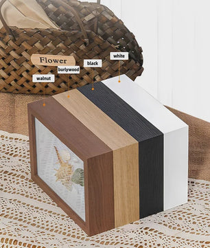 3D Houten Fotolijst - Diepte 3/5cm - Droogbloemen & Specimina