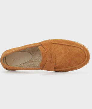 Heren Espadrilles Instappers van Suède Leer met Jute Zool - Casual Zomerschoenen