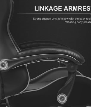 Gtplayer Ergonomische Gaming Chair met Massagefunctie en Voetensteun